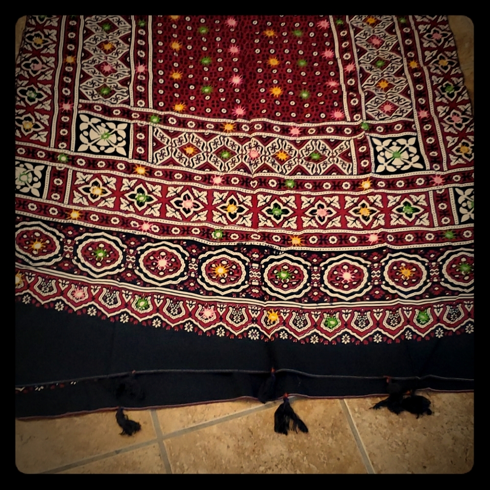 ajrak shawl